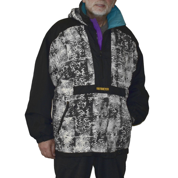 Obermeyer Other - A5 Auth OBERMEYER VTG Nylon Folding Hood New Caribou Ski Pullover Jacket Size M